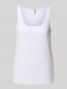 Top met broderie anglaise, model 'INGELA'