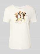 T-shirt met ronde hals