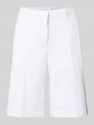 Wide leg korte broek met persplooien, model 'STELLA BERM'