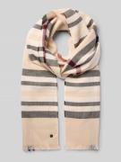 Sjaal met ruitjesmotief