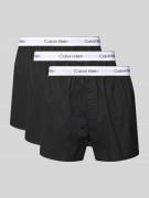 Boxershort met elastische logoband in een set van 3 stuks