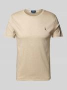 T-shirt met labelstitching