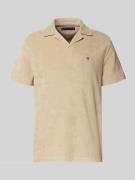 Regular fit poloshirt van katoenmix