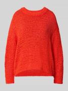 Gebreide pullover met ribboorden, model 'CALA'