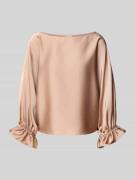 Relaxed fit blouse met boothals