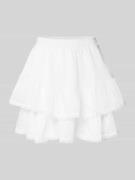 Minirok met gehaakt kant, model 'Boho'