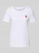 Regular fit T-shirt van puur katoen