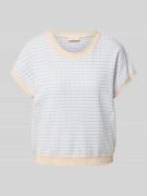 Gebreid shirt met ronde hals, model 'DODO'