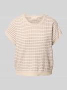Gebreid shirt met ronde hals, model 'DODO'