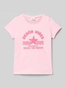 Regular fit T-shirt van puur katoen