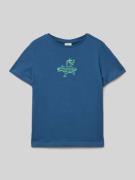 Regular fit T-shirt van puur katoen