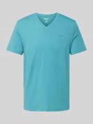 Regular fit T-shirt van puur katoen