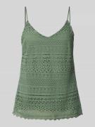 Relaxed fit top met bandjes van katoenmix, model 'HONEY'