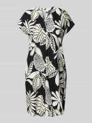Relaxed fit blousejurk van een mix van linnen en viscose