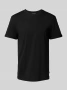T-shirt met ronde hals, model 'Norregaard'