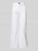 Wide fit jeans van katoenmix, model 'SELMA'