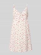 Mini-jurk in A-lijn van pure viscose, model 'NOVA LIFE'