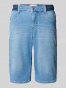 Regular fit bermuda met elastische band, model 'SPORTY'