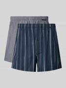 Boxershort met elastische band in een set van 2 stuks