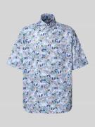 Comfort fit zakelijk overhemd met button-downkraag