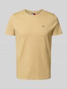 Regular fit T-shirt van puur katoen