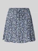 Uitlopende midirok met all-over motief, model 'NALA'