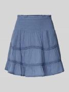 Minirok met smokdetails, model 'Robby'