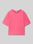 Regular fit T-shirt van puur katoen
