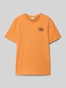Regular fit T-shirt van puur katoen