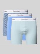 Boxershort met elastische logoband in een set van 3 stuks