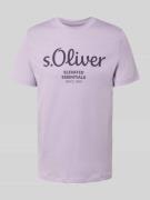 Regular fit T-shirt van puur katoen