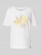 Regular fit T-shirt van puur katoen