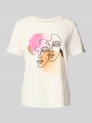 Comfort fit T-shirt van katoenmix, model 'DIFACEY'