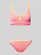Bikini met structuurmotief, model 'BONGOPICA POPMI'