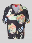 Relaxed fit vrijetijdsoverhemd met 1/2-mouwen