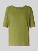 T-shirt met ronde hals, model 'Babette'