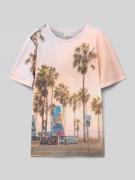 Regular fit T-shirt met katoen