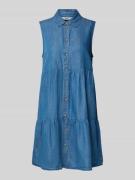 Loose fit jeansjurk van een mix van katoen en lyocell, model 'BEA SIES...