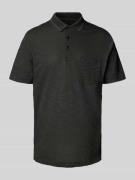 Regular fit poloshirt met borstzak