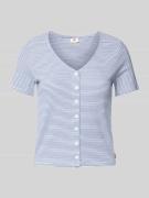 T-shirt met doorknoopsluiting, model 'MUSE'