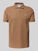Regular fit poloshirt van katoenpiqué
