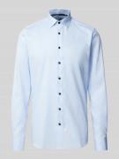 Slim fit zakelijk overhemd met extra lange mouwen