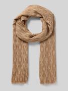 Sjaal met korte franjes