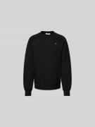 Oversized sweatshirt met opstaande kraag