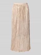 Midirok met plissévouwen