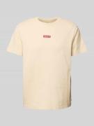 T-shirt met labelstitching
