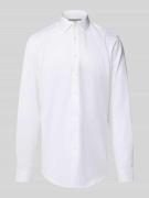 Regular fit zakelijk overhemd met kentkraag