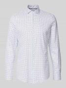 Super slim fit zakelijk overhemd met haaikraag