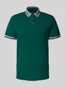 Regular fit poloshirt van katoenmix