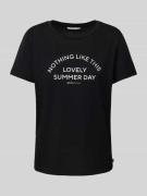 Regular fit T-shirt van puur katoen